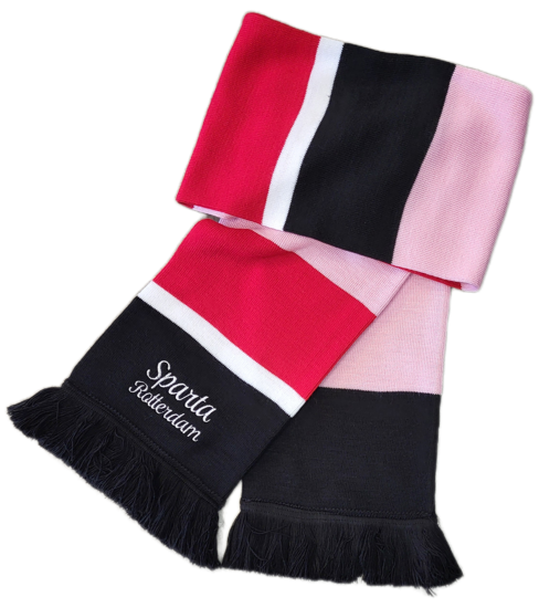 Afbeelding van SHAWL DAMES ZWART ROZE