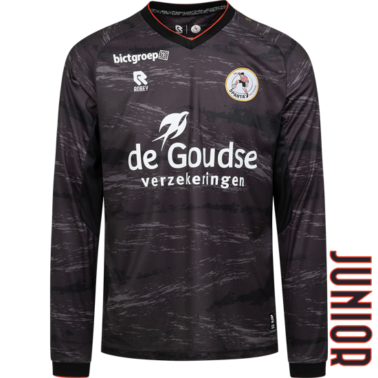 Afbeelding van KEEPERSSHIRT JR ZWART 25-26
