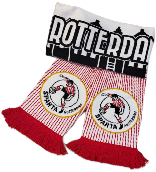 Afbeelding van SHAWL WIT / ZWART KASTEEL