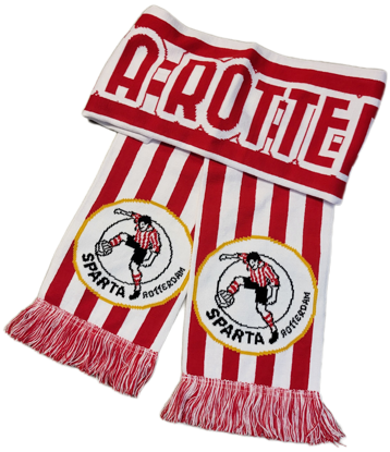 Afbeeldingen van SHAWL WIT/ ROOD LENGTESTREEP