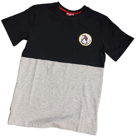 Afbeelding van T-SHIRT ZWART GRIJS