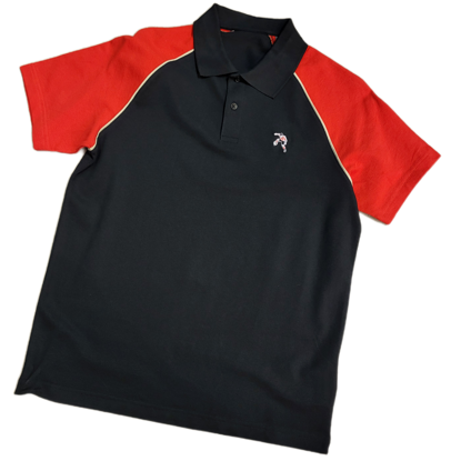 Afbeeldingen van CASUAL POLO ZWART / ROOD
