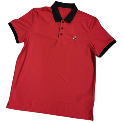Afbeeldingen van SPORTPOLO ROOD / ZWART