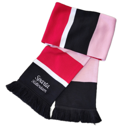 Afbeeldingen van SHAWL DAMES ZWART ROZE
