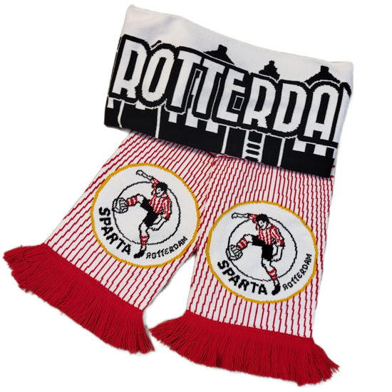 Afbeelding van SHAWL WIT / ZWART KASTEEL