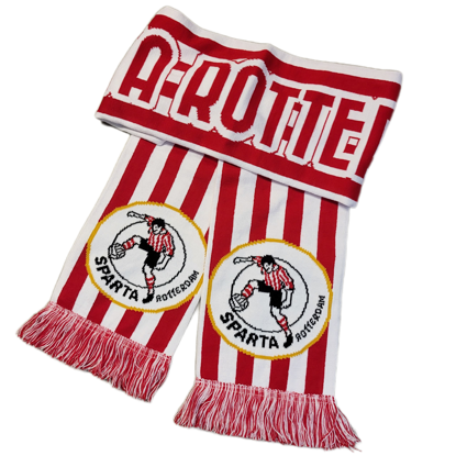 Afbeeldingen van SHAWL WIT/ ROOD LENGTESTREEP