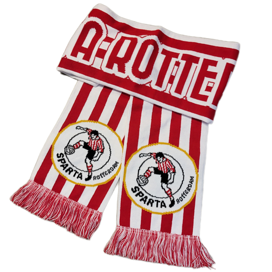 Afbeelding van SHAWL WIT/ ROOD LENGTESTREEP