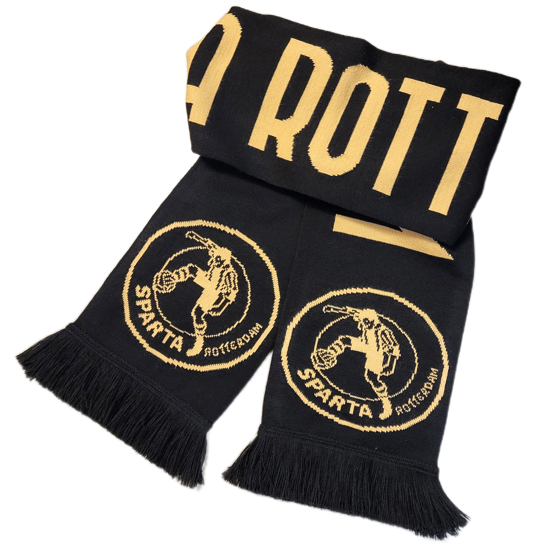 Afbeelding van SHAWL ZWART GOUD SPANGEN