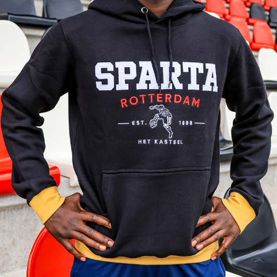 Afbeelding van HOODIE ZWART-GOUD